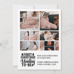 Cartes Pour Fêtes Annuelles 7 Photo Mommy to be Christmas Pregancy