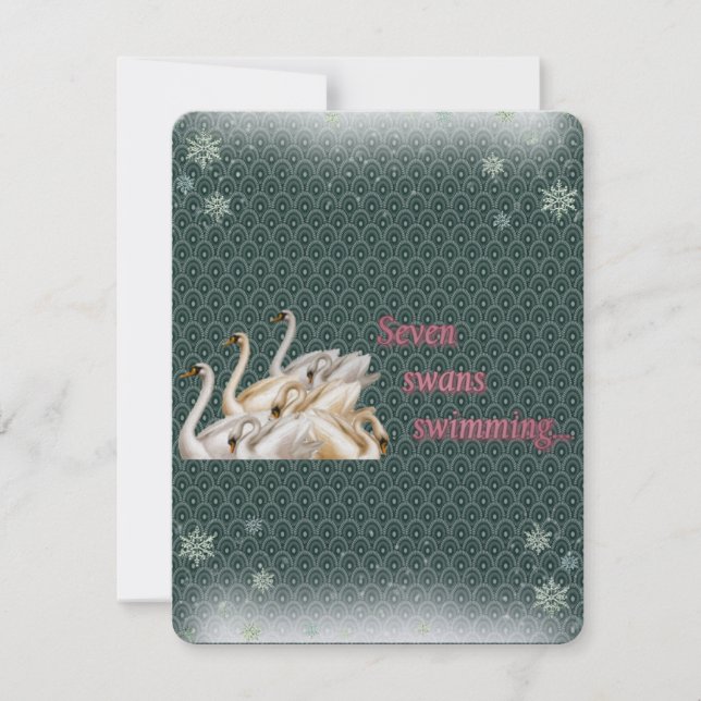 Cartes Pour Fêtes Annuelles 7e Jour de Noël... (Devant)