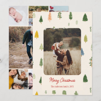Cartes Pour Fêtes Annuelles 8 photos Joyeux Noël arbres
