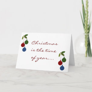 CARTES POUR FÊTES ANNUELLES À CELUI "I LOVE" À NOËL