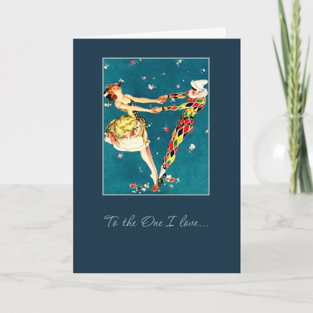 Cartes Pour Fêtes Annuelles À Celui que j'aime. Saint-Valentin (Devant)