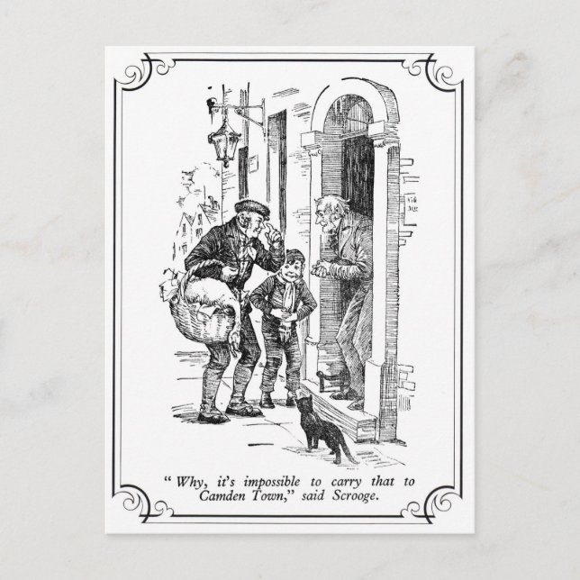 Cartes Pour Fêtes Annuelles A Christmas Carol : Pourquoi, C'est Impossible (Devant)