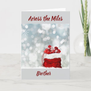 CARTES POUR FÊTES ANNUELLES À DES KILOMÈTRES DE "MON FRÈRE" À NOËL