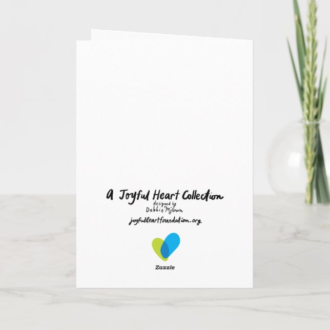 Cartes Pour Fêtes Annuelles A Joyful Heart Holiday (Dos)