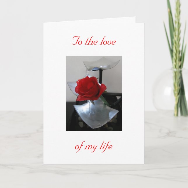 Cartes Pour Fêtes Annuelles À l'amour de ma vie (Devant)