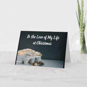 CARTES POUR FÊTES ANNUELLES À L'AMOUR DE MA VIE** À NOËL