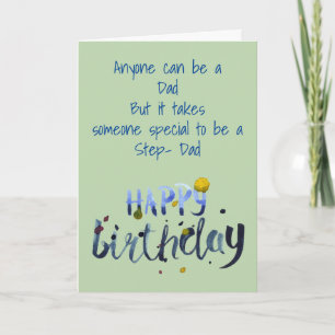 Cartes Pour Fêtes Annuelles À l'anniversaire spécial Step-Papa