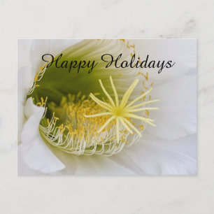 Cartes Pour Fêtes Annuelles À l'intérieur d'un cactus blanc en fleurs