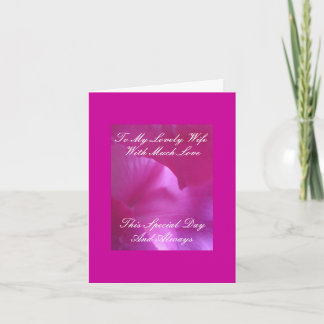 Cartes Pour Fêtes Annuelles À Ma Femme Amoureuse Ou( ?)