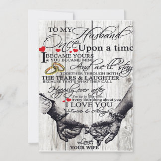 Cartes Pour Fêtes Annuelles À Ma Lettre De Mari, Citations D'Amour Cadeau