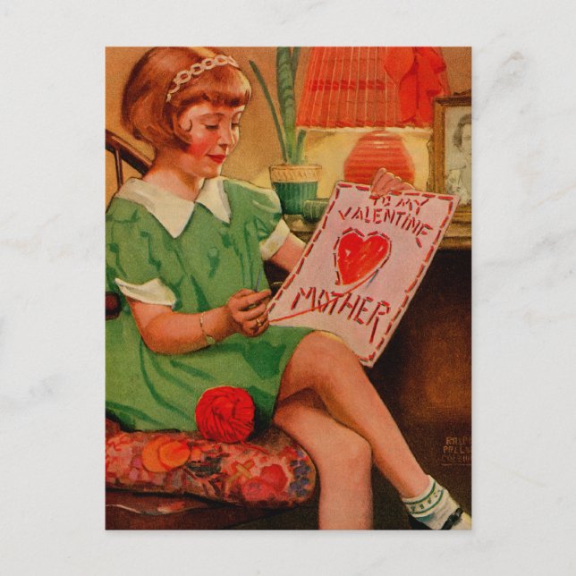 Cartes Pour Fêtes Annuelles À ma mère Valentine (Devant)