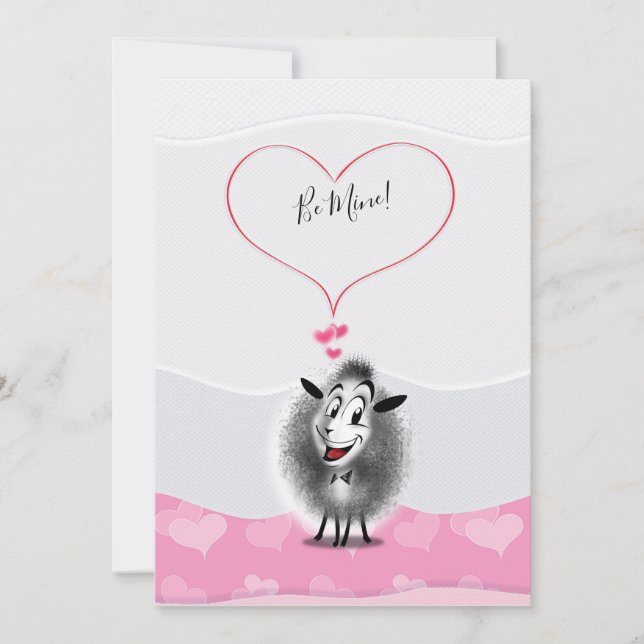 Cartes Pour Fêtes Annuelles "À Moi !" - Joyeuse Saint-Valentin Joli Message (Devant)