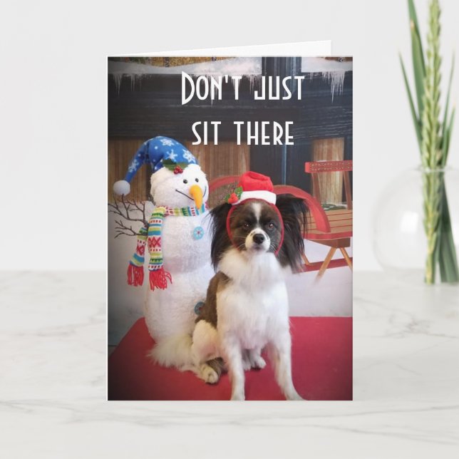 CARTES POUR FÊTES ANNUELLES À NOS GARDIENS DE NOËL (Devant)