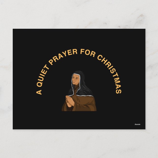 CARTES POUR FÊTES ANNUELLES A QUIET PRAYER FOR CHRISTMAS (Dos)