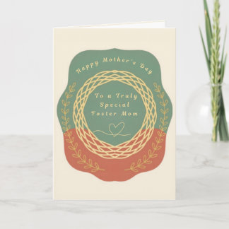 Cartes Pour Fêtes Annuelles A Special Foster Mom Mother's Day Card