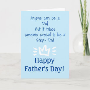 Cartes Pour Fêtes Annuelles À Step-Papa spécial Fête des pères heureuse