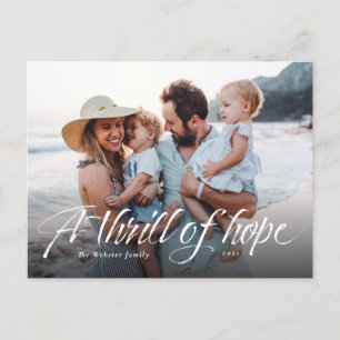 Cartes Pour Fêtes Annuelles A Thrill of Hope religious Christmas photo