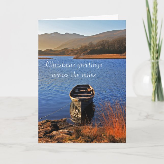 Cartes Pour Fêtes Annuelles À travers les salutations de Noël de milles (Devant)