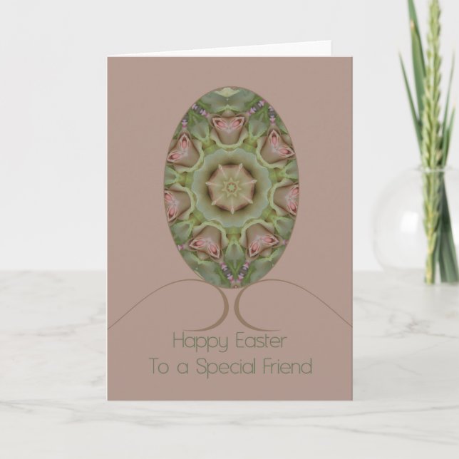 Cartes Pour Fêtes Annuelles À un ami spécial Happy Pâques (Devant)