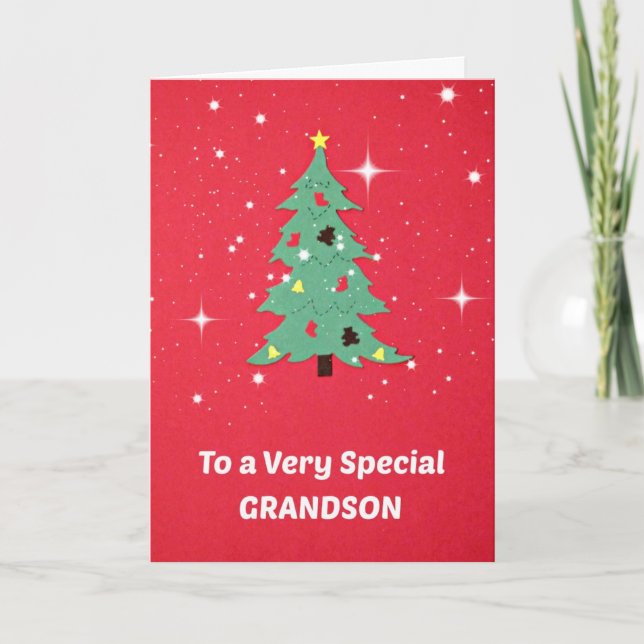 Cartes Pour Fêtes Annuelles À un petit-fils très spécial (Devant)