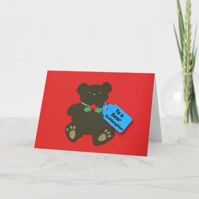 Cartes Pour Fêtes Annuelles À une chère filleule (Devant)