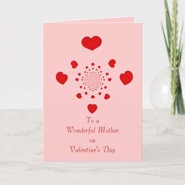 Cartes Pour Fêtes Annuelles À une mère merveilleuse la Saint-Valentin (Devant)