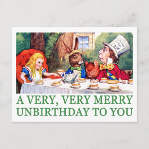 CARTES POUR FÊTES ANNUELLES A VERY, VERY MERRY UNBIRTHDAY TO YOU!