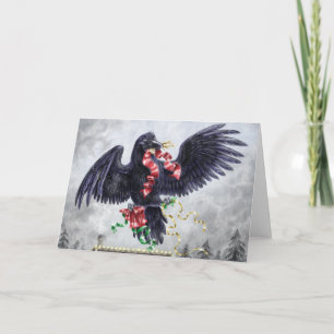 Cartes Pour Fêtes Annuelles A West Coast Christmas: Raven