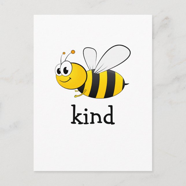 Cartes Pour Fêtes Annuelles Abeille mignonne (Devant)