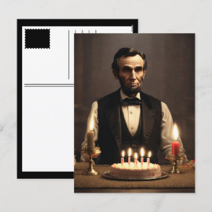 Cartes Pour Fêtes Annuelles abraham lincolns anniversaire