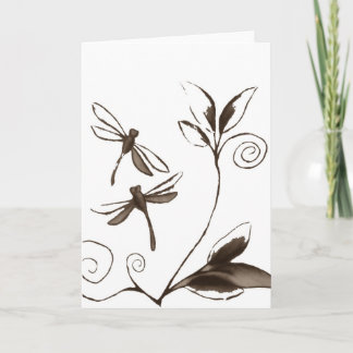 Cartes Pour Fêtes Annuelles Abrégé sur libellule