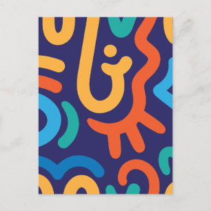 Cartes Pour Fêtes Annuelles Abstrait minimaliste