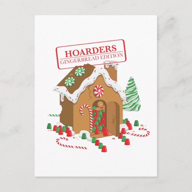 Cartes Pour Fêtes Annuelles Accapareurs des Fêtes (Devant)