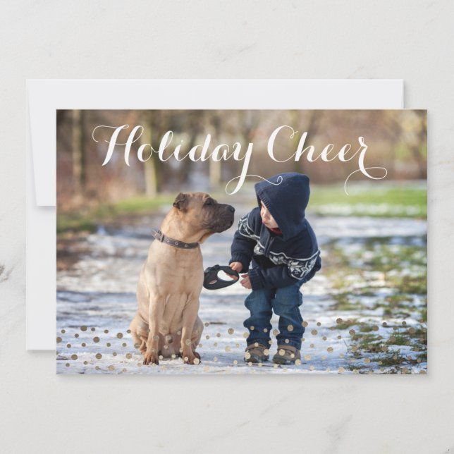 Cartes Pour Fêtes Annuelles Acclamation de vacances (Devant)