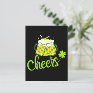 Cartes Pour Fêtes Annuelles Acclamations avec Trèfle - Fête de la Saint-Patric