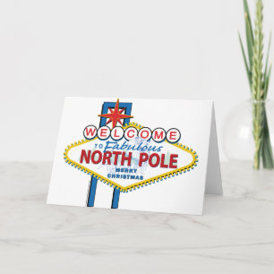 Cartes Pour Fêtes Annuelles Accueil au Pôle Nord fabuleux