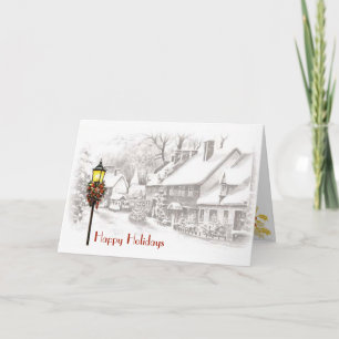 Cartes Pour Fêtes Annuelles Accueil de la ville d'hiver
