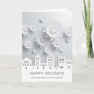 Cartes Pour Fêtes Annuelles Accueil d'entreprise de Noël Joyeux