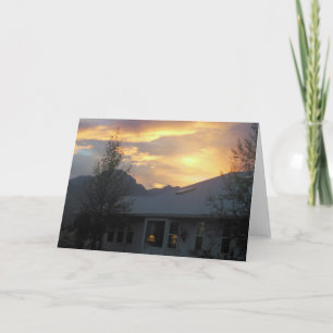 Cartes Pour Fêtes Annuelles Accueil / La Lumière Est Allumée Pour Vous