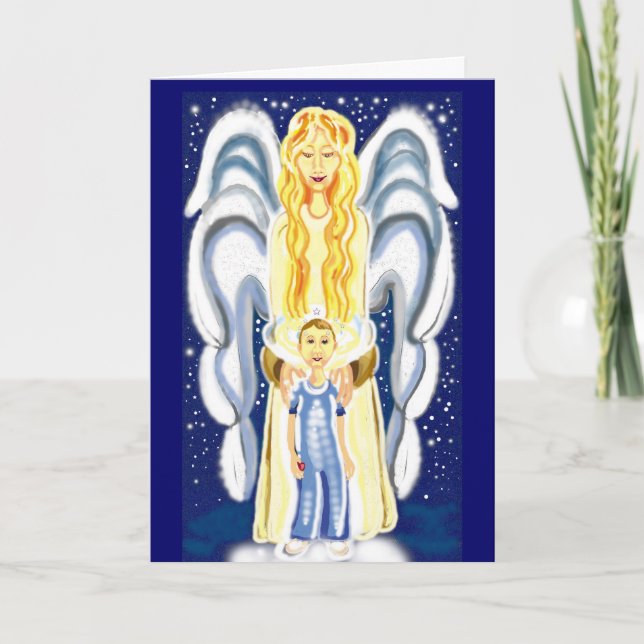 Cartes Pour Fêtes Annuelles Accueillir l'enfant Christ (Devant)