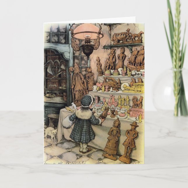 Cartes Pour Fêtes Annuelles Achats de Noël (Devant)