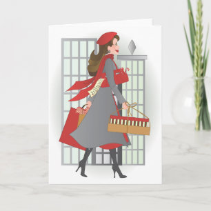 Cartes Pour Fêtes Annuelles Achats de Noël dans la ville