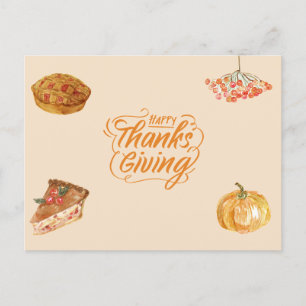 Cartes Pour Fêtes Annuelles Action de grâces