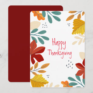 Cartes Pour Fêtes Annuelles Action de grâces