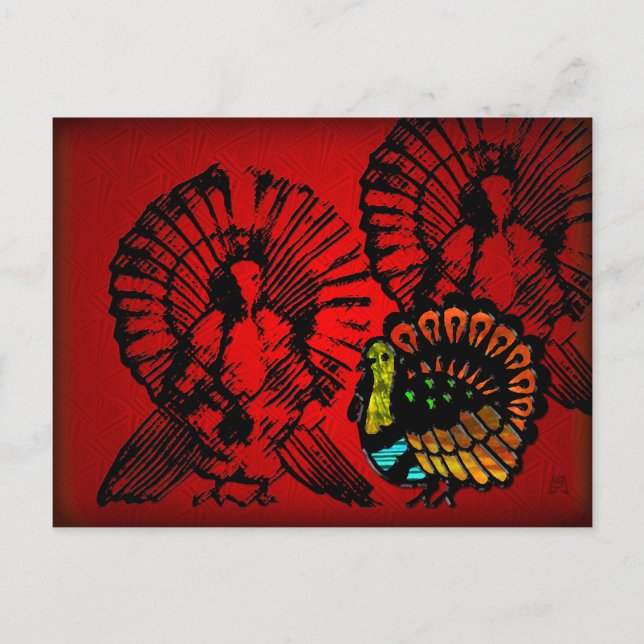 Cartes Pour Fêtes Annuelles Action de grâces abondante (Devant)