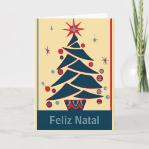 Cartes Pour Fêtes Annuelles Add Text Holiday Card, feliz Natal