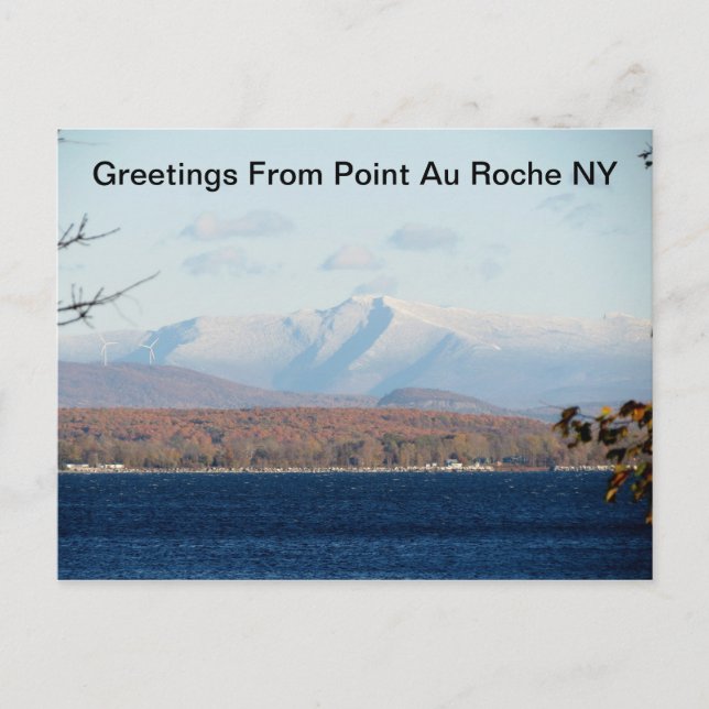 Cartes Pour Fêtes Annuelles Adirondacks (Devant)