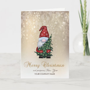Cartes Pour Fêtes Annuelles adorable Pine du Père Noël Snowflakes