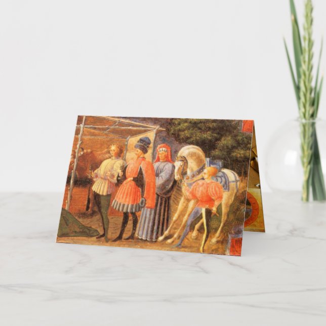 CARTES POUR FÊTES ANNUELLES ADORATION DE LA MAGI (Devant)