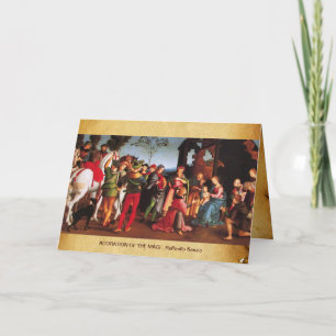CARTES POUR FÊTES ANNUELLES ADORATION DE LA MAGI